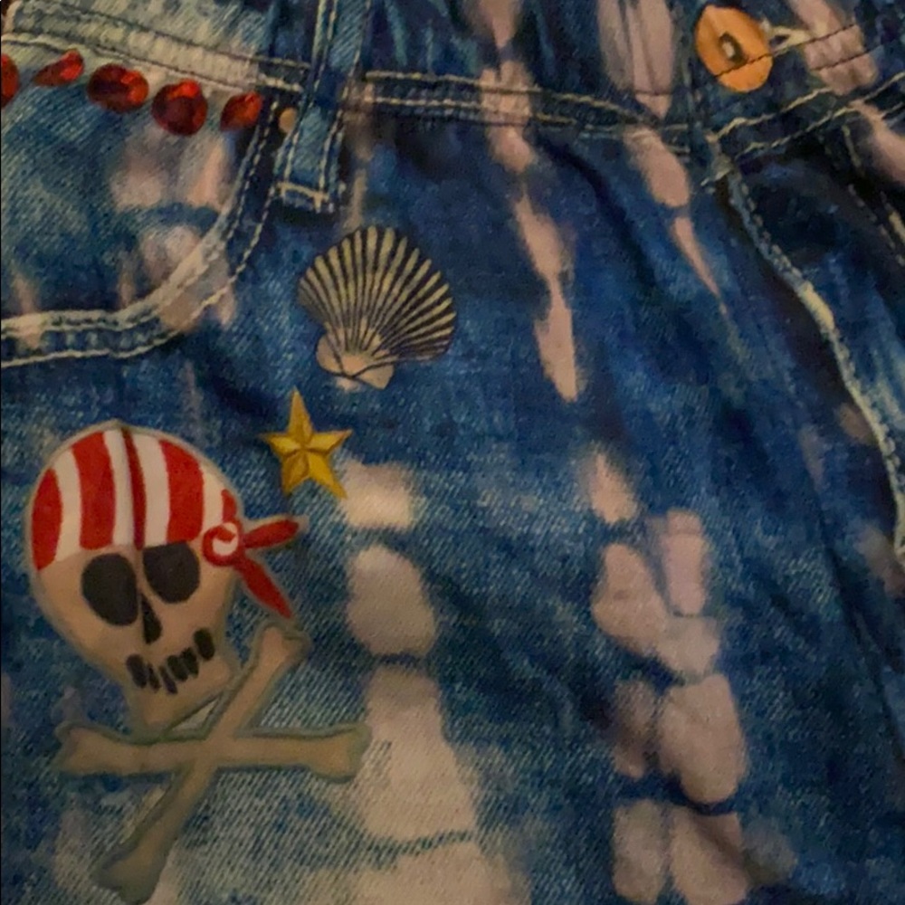 Terez L New W/Tags size shorts jean pattern - Picture 4 of 5